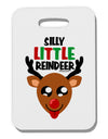 Silly Little Reindeer Matching Deer Thick Plastic Luggage Tag-Luggage Tag-TooLoud-White-One Size-Davson Sales