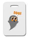 Cute Boo Ghost Thick Plastic Luggage Tag-Luggage Tag-TooLoud-White-One Size-Davson Sales