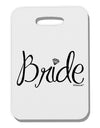 Bride Design - Diamond Thick Plastic Luggage Tag-Luggage Tag-TooLoud-White-One Size-Davson Sales