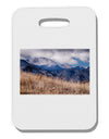 Pikes Peak CO Mountains Thick Plastic Luggage Tag by TooLoud-Luggage Tag-TooLoud-White-One Size-Davson Sales