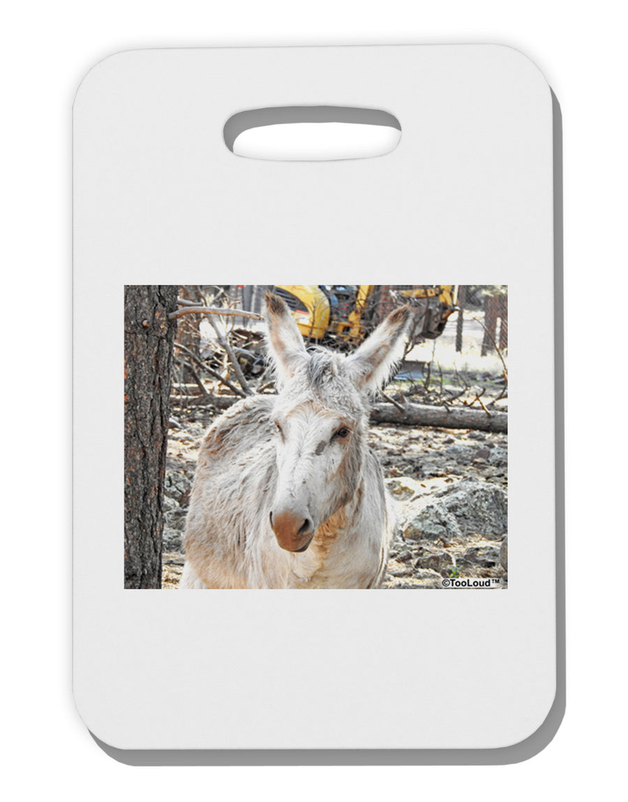 Troubled Burro Thick Plastic Luggage Tag-Luggage Tag-TooLoud-White-One Size-Davson Sales