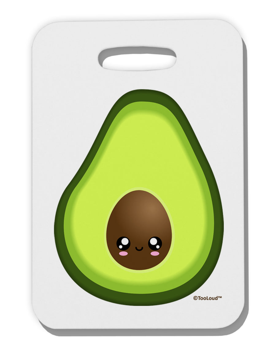 Cute Avocado Design Thick Plastic Luggage Tag-Luggage Tag-TooLoud-White-One Size-Davson Sales