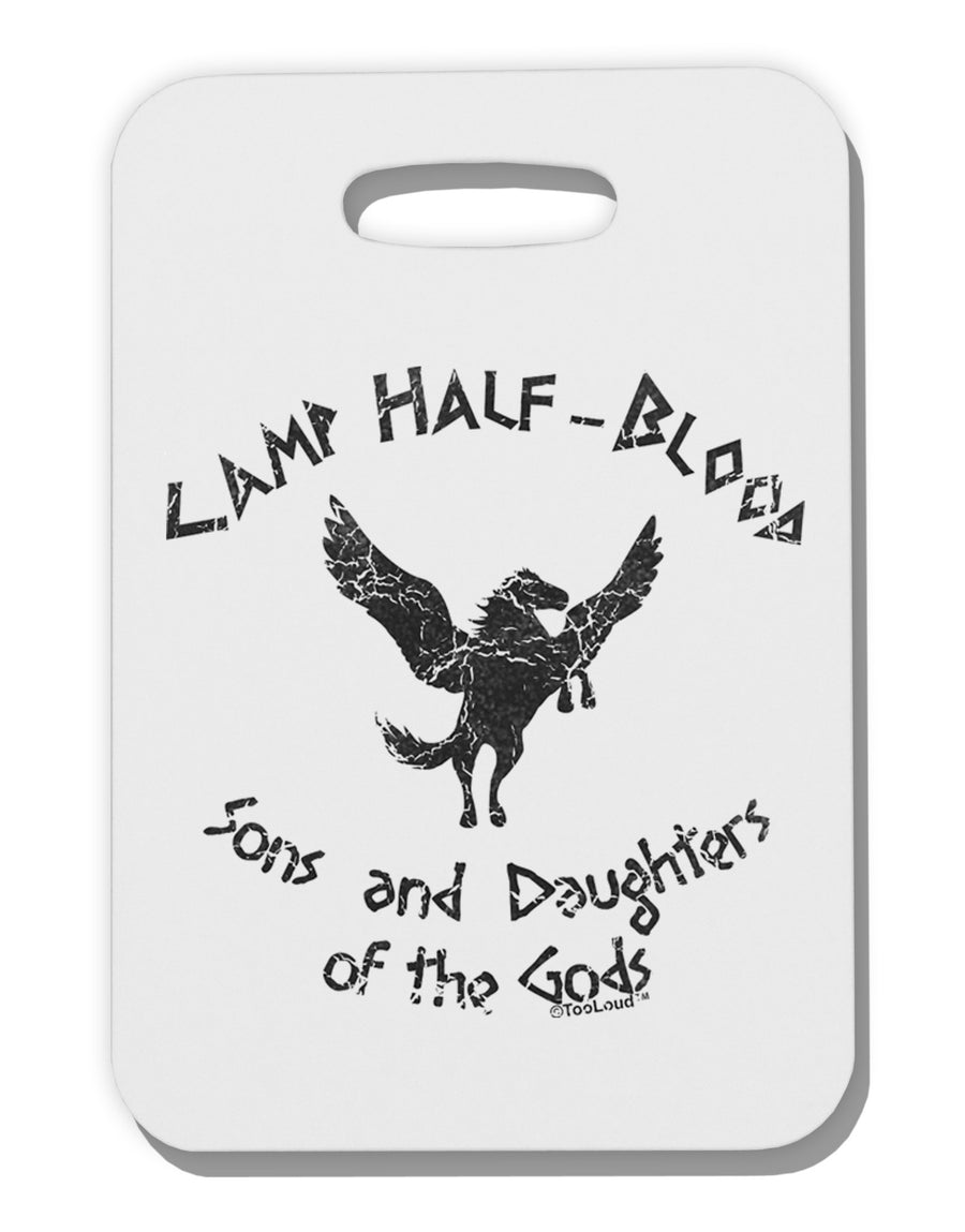 Camp Half-Blood Sons and Daughters Thick Plastic Luggage Tag-Luggage Tag-TooLoud-White-One Size-Davson Sales