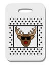 Cool Rudolph Sweater Thick Plastic Luggage Tag-Luggage Tag-TooLoud-White-One Size-Davson Sales