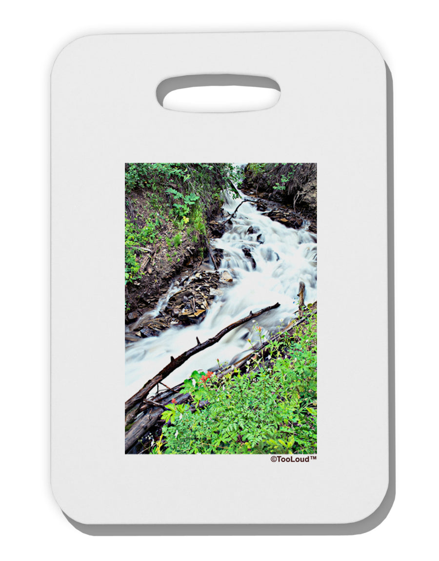 Colorado White River Thick Plastic Luggage Tag-Luggage Tag-TooLoud-White-One Size-Davson Sales