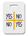 Charlie Charlie Challenge Thick Plastic Luggage Tag-Luggage Tag-TooLoud-White-One Size-Davson Sales