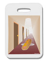 Hotdog in a Hallway Thick Plastic Luggage Tag-Luggage Tag-TooLoud-White-One Size-Davson Sales