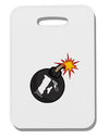 F-Bomb Funny Thick Plastic Luggage Tag by TooLoud-Luggage Tag-TooLoud-White-One Size-Davson Sales