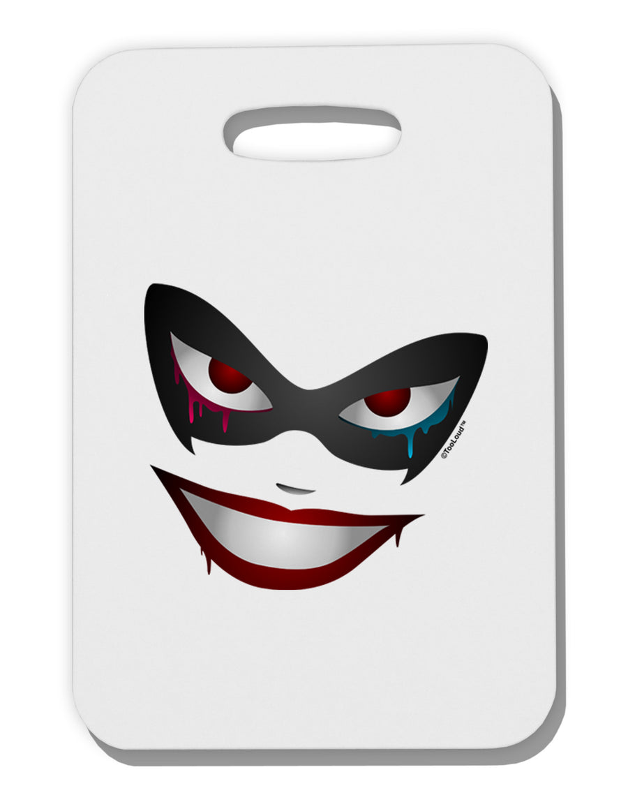 Lil Monster Mask Thick Plastic Luggage Tag-Luggage Tag-TooLoud-White-One Size-Davson Sales