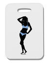 Stripes Bikini Shadow Thick Plastic Luggage Tag by TooLoud-Luggage Tag-TooLoud-White-One Size-Davson Sales