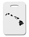 Hawaii - United States Shape Thick Plastic Luggage Tag-Luggage Tag-TooLoud-White-One Size-Davson Sales