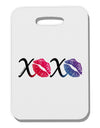 XOXO Kisses Thick Plastic Luggage Tag-Luggage Tag-TooLoud-White-One Size-Davson Sales