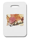 Colorado - Autumn WaterColor Text Thick Plastic Luggage Tag-Luggage Tag-TooLoud-White-One Size-Davson Sales