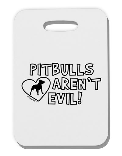 Pitbulls Aren't Evil Adult Tank Top Dress Night Shirt-Night Shirt-TooLoud-White-One Size-Davson Sales