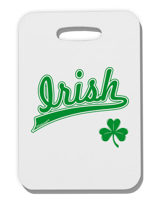 Irish Jersey Thick Plastic Luggage Tag-Luggage Tag-TooLoud-White-One Size-Davson Sales