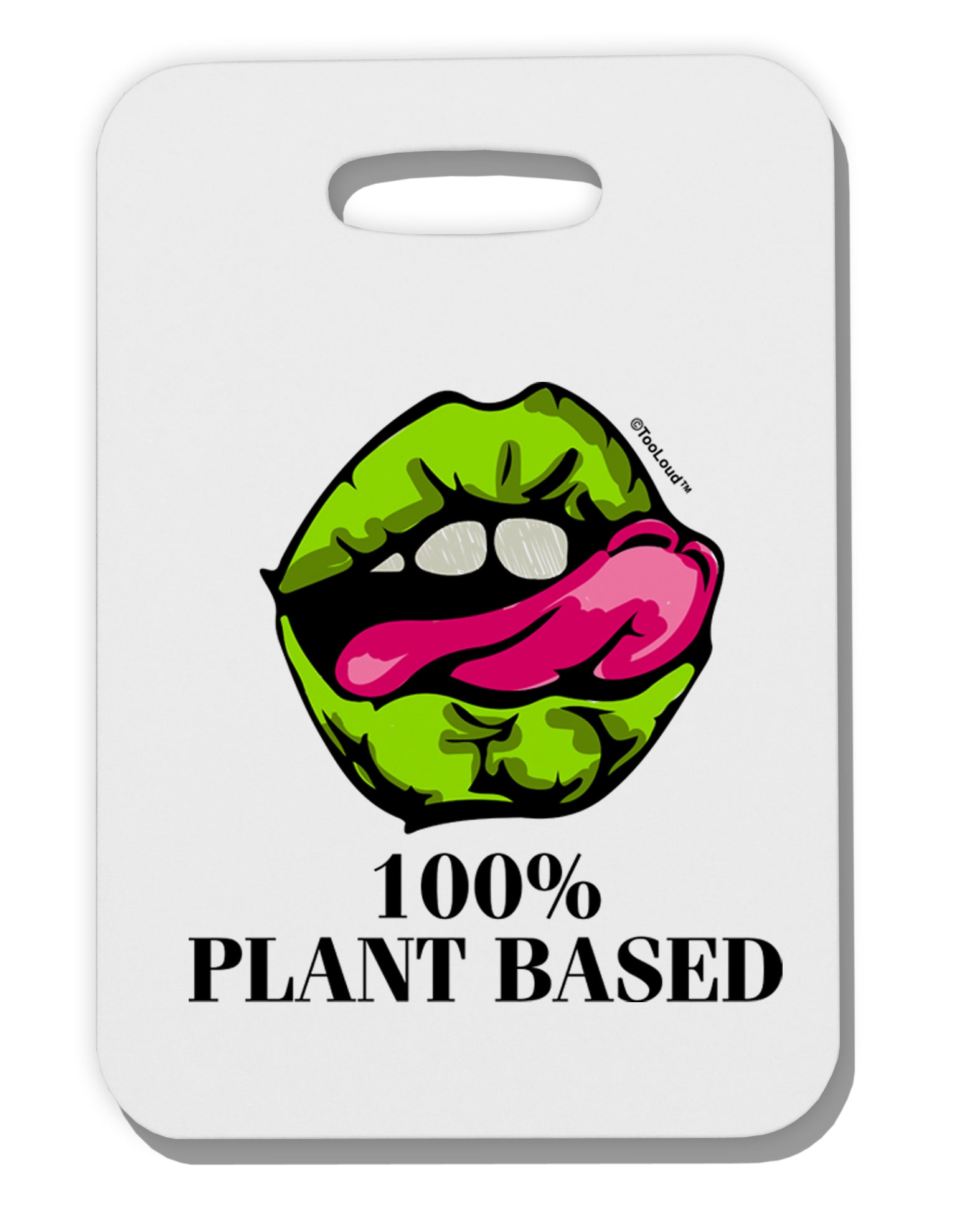 TooLoud Plant Based Thick Plastic Luggage Tag-Luggage Tag-TooLoud-Davson Sales