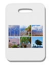 Palm Springs Square Collage Thick Plastic Luggage Tag-Luggage Tag-TooLoud-White-One Size-Davson Sales