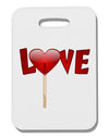 Love Lollipop Thick Plastic Luggage Tag-Luggage Tag-TooLoud-White-One Size-Davson Sales