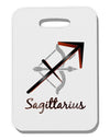 Sagittarius Symbol Thick Plastic Luggage Tag-Luggage Tag-TooLoud-White-One Size-Davson Sales