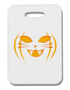 Cat-O-Lantern Thick Plastic Luggage Tag-Luggage Tag-TooLoud-White-One Size-Davson Sales