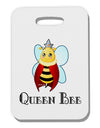 Queen Bee Text Thick Plastic Luggage Tag-Luggage Tag-TooLoud-White-One Size-Davson Sales