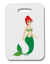 Mermaid Design - Green Thick Plastic Luggage Tag-Luggage Tag-TooLoud-White-One Size-Davson Sales