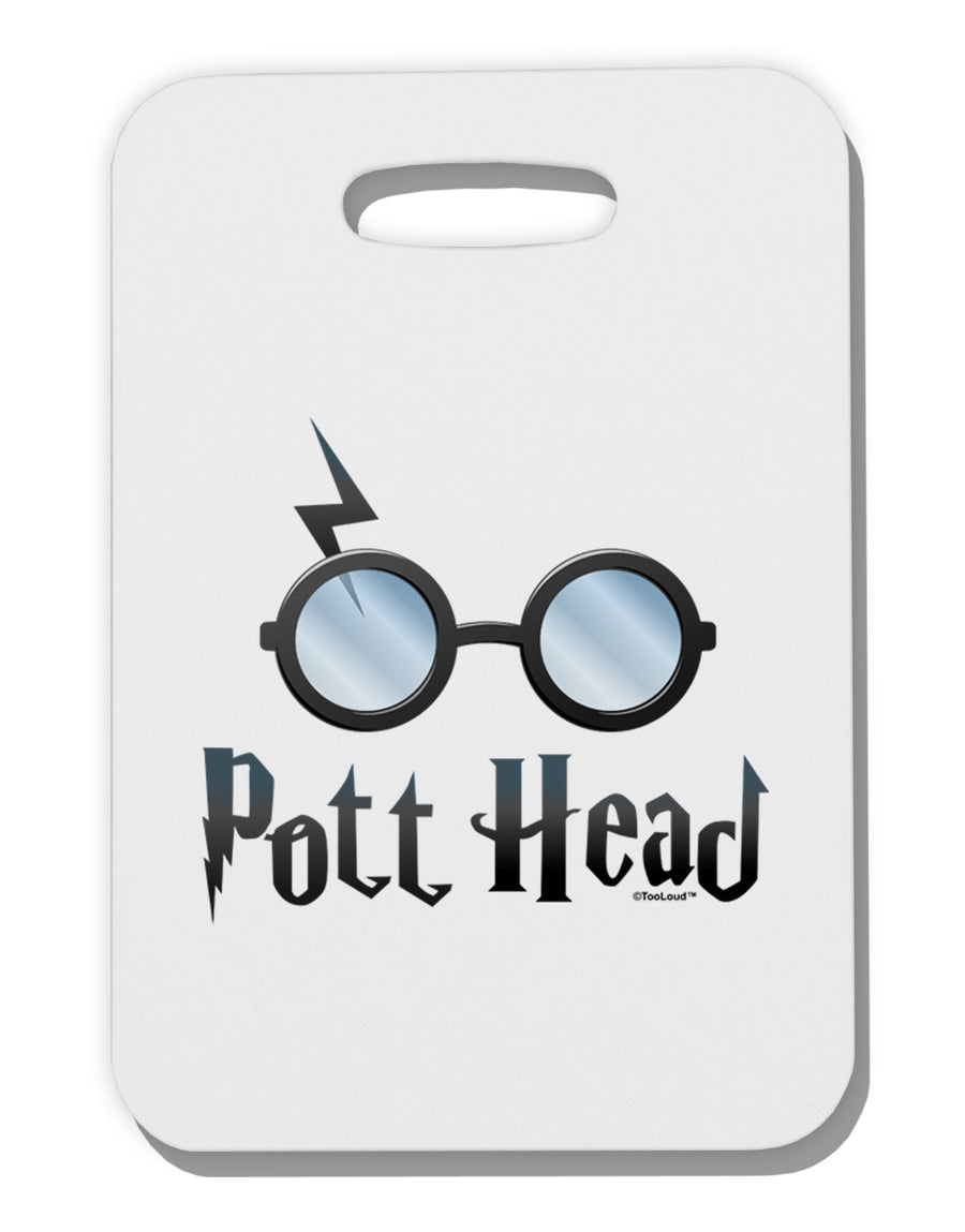 Pott Head Magic Glasses Thick Plastic Luggage Tag-Luggage Tag-TooLoud-White-One Size-Davson Sales