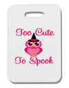 Owl Too Cute Pink Thick Plastic Luggage Tag-Luggage Tag-TooLoud-White-One Size-Davson Sales