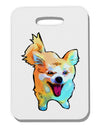 Cartoon Pomeranian Thick Plastic Luggage Tag-Luggage Tag-TooLoud-White-One Size-Davson Sales