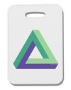 Impossible Triangle Loop Thick Plastic Luggage Tag-Luggage Tag-TooLoud-White-One Size-Davson Sales