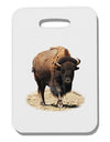 Strong Bison Cutout Thick Plastic Luggage Tag-Luggage Tag-TooLoud-White-One Size-Davson Sales