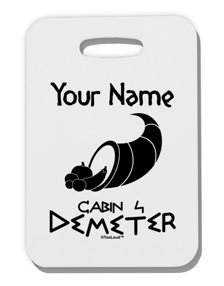 Personalized Cabin 4 Demeter Thick Plastic Luggage Tag-Luggage Tag-TooLoud-White-One Size-Davson Sales