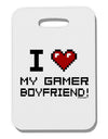 I Heart My Gamer Boyfriend Thick Plastic Luggage Tag-Luggage Tag-TooLoud-White-One Size-Davson Sales