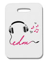 EDM Cord Pink Thick Plastic Luggage Tag-Luggage Tag-TooLoud-White-One Size-Davson Sales