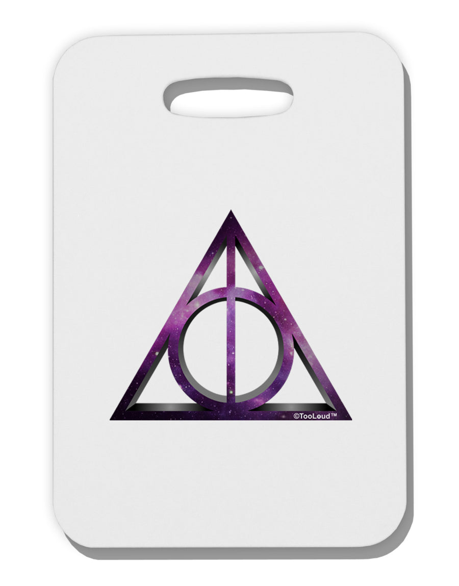 Magic Symbol Thick Plastic Luggage Tag-Luggage Tag-TooLoud-White-One Size-Davson Sales