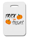 Trick or Treat Pumpkins Thick Plastic Luggage Tag-Luggage Tag-TooLoud-White-One Size-Davson Sales