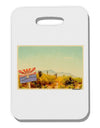 Arizona Scene Watercolor Thick Plastic Luggage Tag-Luggage Tag-TooLoud-White-One Size-Davson Sales