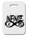 Infinite Lists Thick Plastic Luggage Tag by TooLoud-TooLoud-White-2.74"x4"x2mm-Davson Sales
