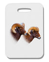 Two Majestic Bighorn Rams Thick Plastic Luggage Tag-Luggage Tag-TooLoud-White-One Size-Davson Sales