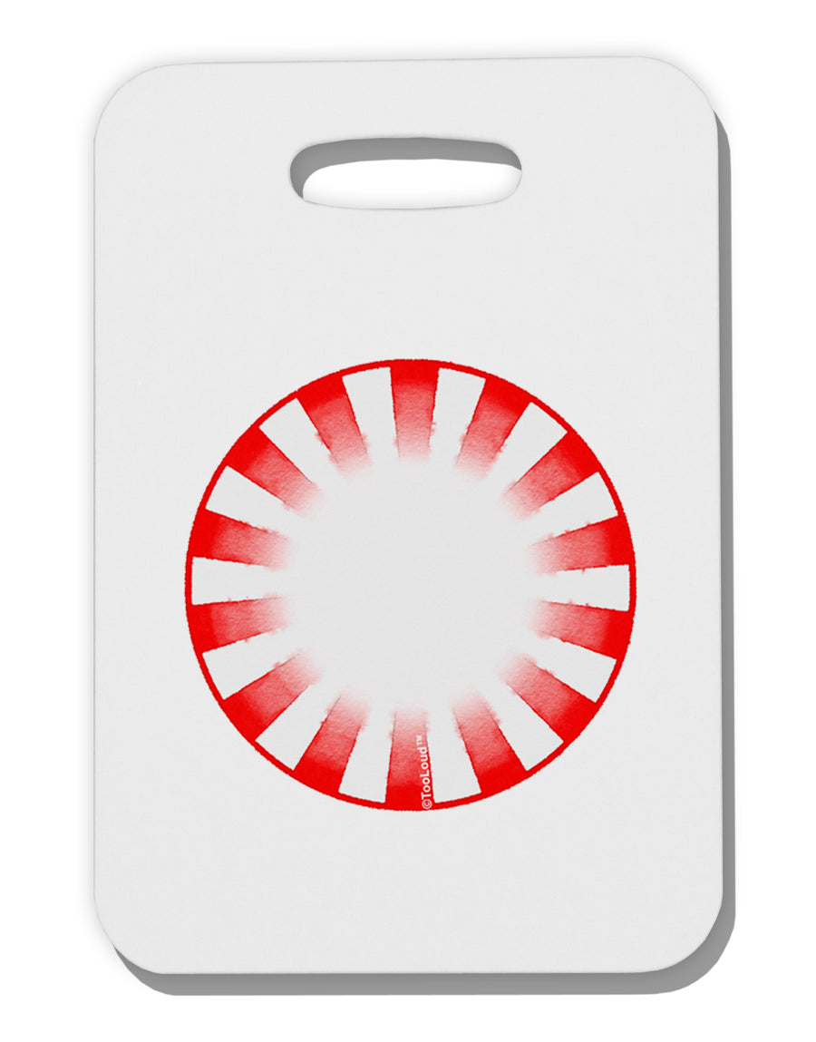 Watercolor Peppermint Thick Plastic Luggage Tag-Luggage Tag-TooLoud-White-One Size-Davson Sales