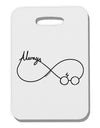 Always Infinity Symbol Thick Plastic Luggage Tag-Luggage Tag-TooLoud-White-One Size-Davson Sales