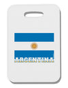 Argentina Flag Thick Plastic Luggage Tag-Luggage Tag-TooLoud-White-One Size-Davson Sales
