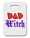 Bad Witch Color Red Thick Plastic Luggage Tag-Luggage Tag-TooLoud-White-One Size-Davson Sales