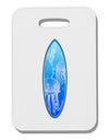 Jellyfish Surfboard Thick Plastic Luggage Tag by TooLoud-Luggage Tag-TooLoud-White-One Size-Davson Sales