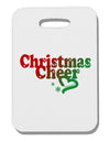 Christmas Cheer Color Thick Plastic Luggage Tag-Luggage Tag-TooLoud-White-One Size-Davson Sales