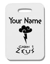 Personalized Cabin 1 Zeus Thick Plastic Luggage Tag by-Luggage Tag-TooLoud-White-One Size-Davson Sales