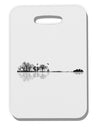 Nature's Harmony Guitar Thick Plastic Luggage Tag by TooLoud-Luggage Tag-TooLoud-White-One Size-Davson Sales