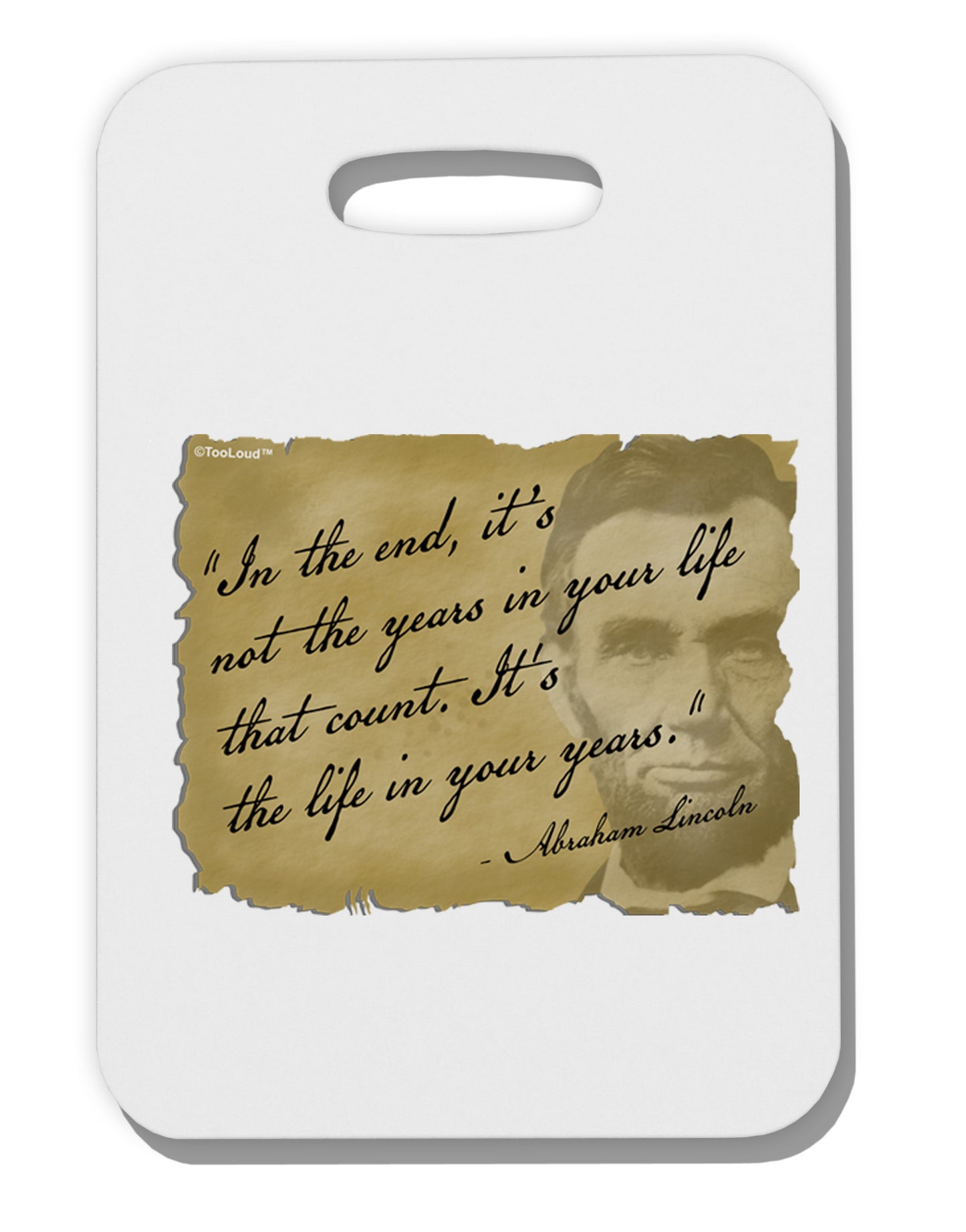 The Life In Your Years Lincoln Plus Size Dark Apron by TooLoud-Bib Apron-TooLoud-White-2.74"x4"x2mm-Davson Sales