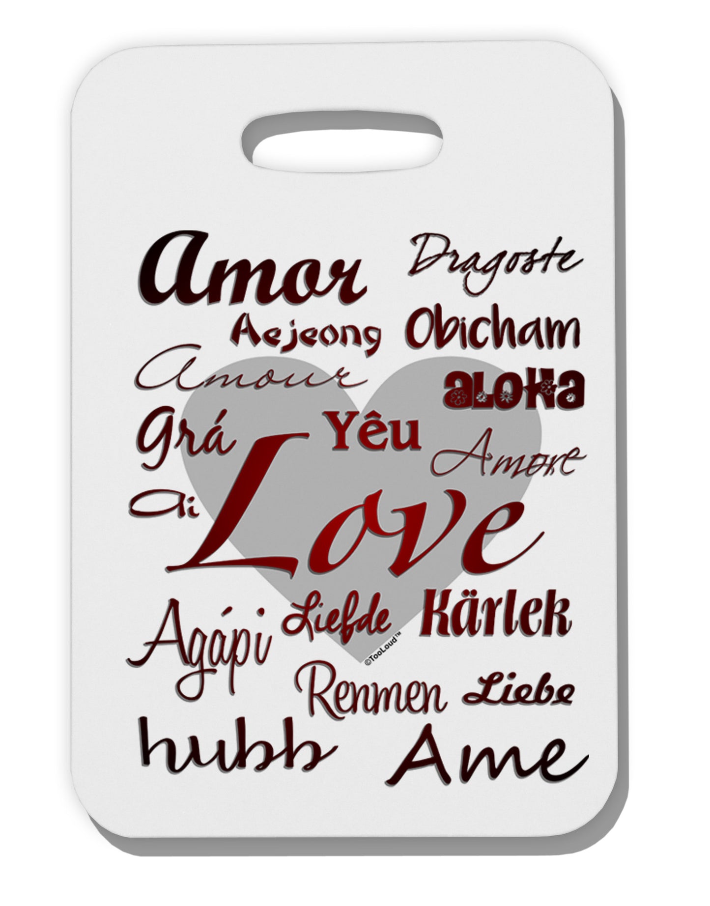 Love Languages Plus Size Dark Apron by TooLoud-Bib Apron-TooLoud-White-2.74"x4"x2mm-Davson Sales