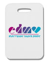 EDM Heart Thick Plastic Luggage Tag-Luggage Tag-TooLoud-White-One Size-Davson Sales